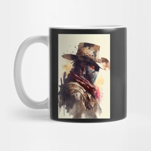 Cowboy Wearing a Ninja Mask Mug